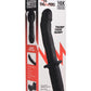 Ass Thumpers The Large Realistic Rechargeable Silicone Vibrator with Handle - Black