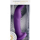 Astil Silicone Curved Dildo with Suction Cup - Purple - 8in