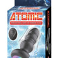 Atomic Thrusting Light-Up Rechargeable Silicone Power Plug - Black