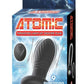 Atomic Thrusting Light-Up Twister Rechargeable Silicone Plug - Black