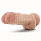 Au Naturel Big Boy Dildo with Balls - Flesh/Vanilla - 10in