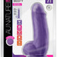 Au Naturel Bold Beefy Dildo with Suction Cup - Purple - 7in