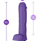Au Naturel Bold Big John Dildo with Suction Cup and Balls