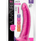 Au Naturel Bold Jack Dildo with Suction Cup - Pink - 7in