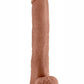 Au Naturel Daddy Sensa Feel Dual Density Dildo with Balls