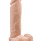 Au Naturel Dildo with Suction Cup - Flesh/Vanilla - 9.5in
