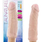 Au Naturel Home Wrecker Vibrating Dildo - Flesh/Vanilla - 9in