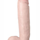 Au Naturel Huge Sensa Feel Dildo with Suction Cup - Vanilla - 10in
