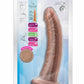 Au Naturel Jack Dildo with Suction Cup - Caramel - 7in