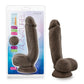 Au Naturel Jerome Dildo - Brown/Chocolate - 8.75in