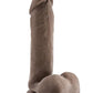 Au Naturel Sensa Feel Dildo - Chocolate - 8in
