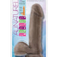 Au Naturel Sensa Feel Dildo - Chocolate - 8in