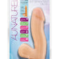 Au Naturel Sensa Feel Dildo with Suction Cup - Vanilla - 6.5in