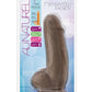 Au Naturel Sensa Feel Fat Boy Dildo - Chocolate - 7in