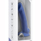 Avant D10 Ergo Mini Silicone Dildo with Suction Cup - Blue/Indigo - 6.5in