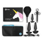 B-Vibe Anal Education Set Rechargeable Silicone Anal Play - Black