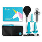 B-Vibe Anal Education Set Rechargeable Silicone Anal Play - Blue