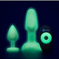 B-Vibe Asstronaut Glow In The Dark Rechargeable Silicone Anal Play Set with Remote