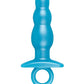 B-Vibe Bounce Silicone Plug - Blue