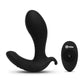 B-Vibe Expanding Plug Rechargeable Silicone with Remote Anal Plug - Black