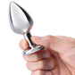B-Vibe Jewel Metal Anal Plug Training