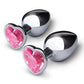 B-Vibe Jewel Metal Anal Plug Training