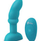 B-Vibe Remote Control Rimming P-Spot Rechargeable Silicone Plug - Teal