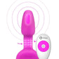 B-Vibe Rimming Petite Rechargeable Silicone Anal Plug with Remote - Fuchsia/Pink