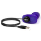 B-Vibe Rimming Petite Rechargeable Silicone Anal Plug with Remote Control