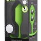 B-Vibe Snug Plug 3 Silicone Weighted Anal Plug - Green/Lime