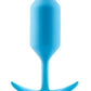 B-Vibe Snug Plug 3 Silicone Weighted Anal Plug - Teal