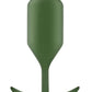 B-Vibe Snug Plug 4 Silicone Weighted Anal Plug - Army Green/Green