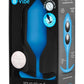 B-Vibe Snug Plug 5 Silicone Weighted Anal Plug - Blue