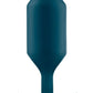 B-Vibe Snug Plug 6 Silicone Weighted Anal Plug - Marine - Blue