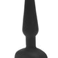 B-Vibe Trio Plug Rechargeable Silicone Anal Plug with Remote Control - Black