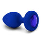 B-Vibe Vibrating Jewel Plug Rechargeable Silicone Anal Plug with Remote