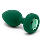 B-Vibe Vibrating Jewel Plug Rechargeable Silicone Anal Plug with Remote