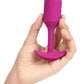 B-Vibe Vibrating Snug Plug 2 Rechargeable Silicone Anal Plug