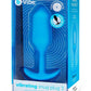 B-Vibe Vibrating Snug Plug Rechargeable Silicone Anal Plug - Blue - Large