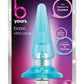 B Yours Basic Vibrating Butt Plug - Blue