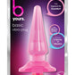 B Yours Basic Vibrating Butt Plug - Pink