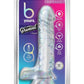 B Yours Diamond Dazzle Dildo - Clear - 9in
