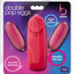 B Yours Double Pop Eggs with Remote Control - Cerise - Pink