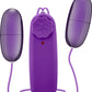 B Yours Double Pop Eggs with Remote Control - Plum/Purple