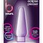 B Yours Eclipse Pleaser Butt Plug - Purple - Small