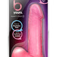 B Yours Sweet N' Hard 2 Dildo with Balls - Pink - 7.75in