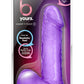 B Yours Sweet N' Hard 2 Dildo with Balls - Purple - 7.75in