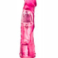B Yours Vibe 6 Vibrating Dildo - Pink - 9in