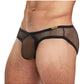 Banana Cabana Bikini Mesh - Black - Large/XLarge