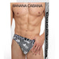 Banana Cabana Bikini - Black/White - Medium/Small